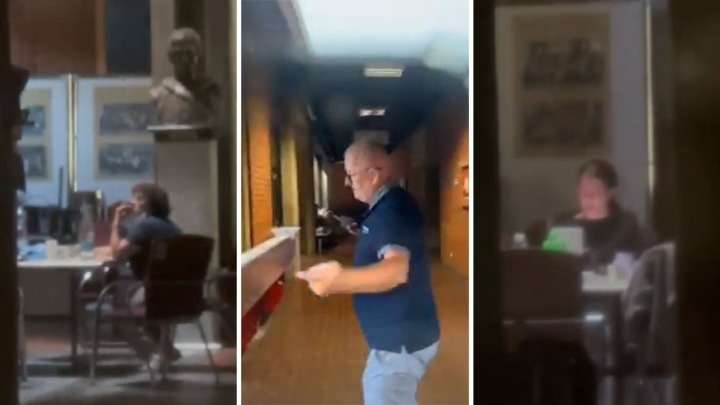 Srednji prst studentkinjama: Profesori Filozofskog u NS jeli studentske donacije (VIDEO)