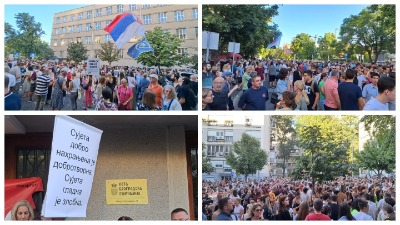 Buka ispred Pete: Roditelji i đaci poručuju da neće trpeti osvetu i odmazdu nad profesorima i učenicima (FOTO, VIDEO)