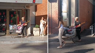 Zaposleni bacaju stvari studenata Filozofskog u kontejnere (FOTO, VIDEO)