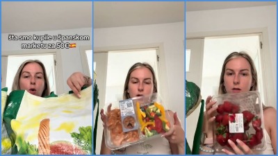 Devojka pokazala šta može da se kupi za 50 evra u Španiji, Srbija deluje još skuplje (VIDEO)