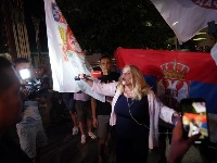 Informerova novinarka najredovnija na protestima - Branka Lazić i danas sa zborovima (FOTO)