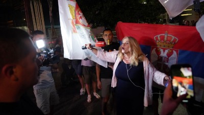Informerova novinarka najredovnija na protestima - Branka Lazić i danas sa zborovima (FOTO)