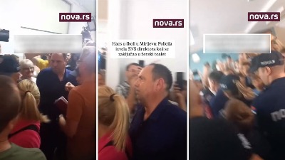 Ovako policija čuva SNS direktora od besnih roditelja (VIDEO)