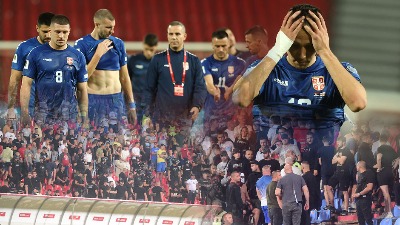 FUDBALERI SRBIJE SA PATRIOTSKIM TETOVAŽAMA Nisu videli prebijanje navijača na Marakani?