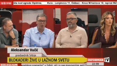 "PUSTIO SAM I VAS DA RADITE": Nevolje u RAJU - Vučić na Informeru ušao u klinč sa Jovanom Joksimović (VIDEO)