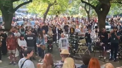 Protest podrške Bogdanu: Studenti imaju više zahteva (VIDEO)