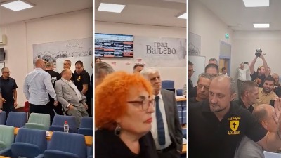 UMALO TUČA na sednici Skupštine Valjeva: Opozicija tražila smenu gradonačelnika, on pozvao privatno obezbeđenje