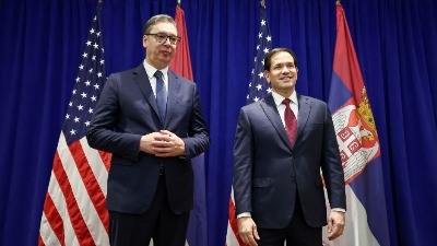 Vučić se sastao sa Markom Rubiom (FOTO)