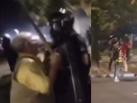 Policajac udara deku, on pada na asfalt i ostaje nepomičan (VIDEO)
