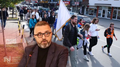 Studenti iz Novog Pazara dozvolili Informeru da prati marš, ali… Ekipa mora da šeta s njima, na čelu da bude Vučićević