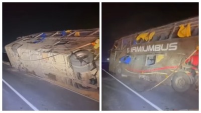 Ovako je izgledalo izvlačenje autobusa: Sleteo s puta, troje poginulo (VIDEO, FOTO)