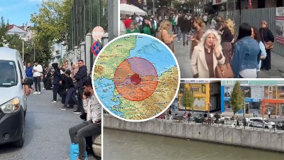 ŽESTOK zemljotres potresao Istanbul (VIDEO)