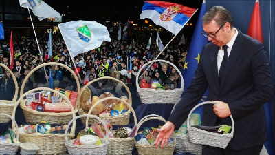 VUČIĆ JE LJUT Studentima se deli hrana koja nije na akciji