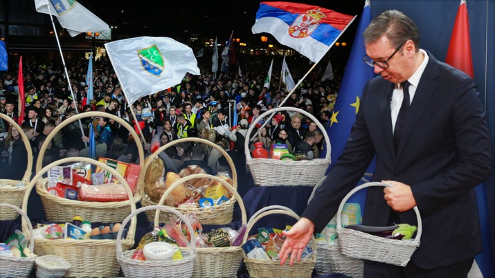 VUČIĆ JE LJUT Studentima se deli hrana koja nije na akciji