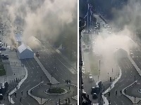 "Baci oružje, lezi dole": Čuli se pucnji, a onda je buknuo požar u Ćacilendu (VIDEO)
