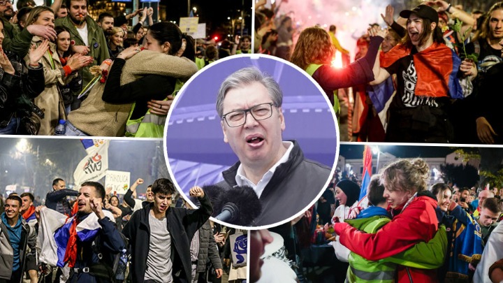 VUČIĆ U PROBLEMIMA Studentska - ne NJEGOVA Srbija
