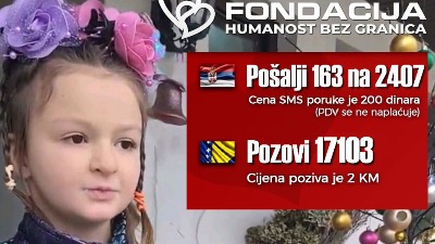 Pomozimo Vivien slanjem 163 na 2407 Pomozimo Vivien slanjem 163 na 2407