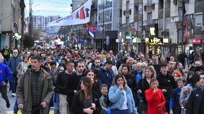 Studentski protest 1. decembra u Nišu, za 13 meseci od pada nadstrešnice