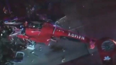 HOROR u Sakramentu: Helikopter pao na auto-put (FOTO/VIDEO)