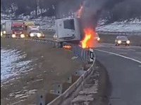 Dramatičan prizor na auto-putu kod Beograda (VIDEO)