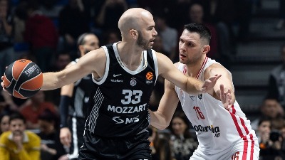 Nikad gori pogled na tabelu EL posle TEŠKOG PORAZA Partizana: Crno-beli poslednji!