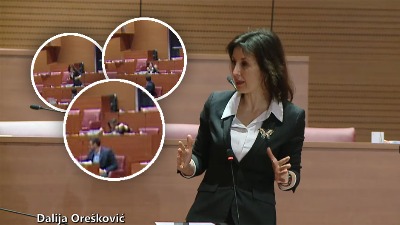 Glasno vrisnula i počela da se trese: Hrvatsku poslanicu UDARILA struja u Saboru (VIDEO)