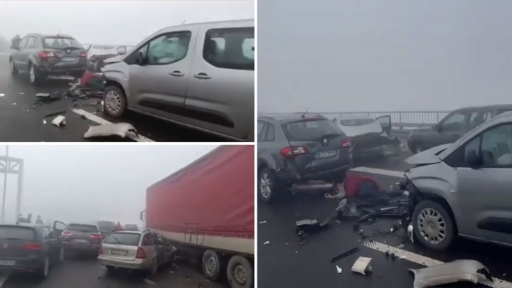 Automobili SMRSKANI: Stravična nesreća na auto-putu Miloš Veliki (FOTO/VIDEO)