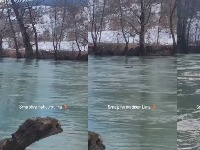 "Zar nema niko da je spasi": Borba za život u ledenoj vodi (VIDEO)