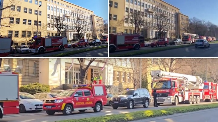 VJT preuzelo istragu požara u prostorijama TOK-a: Na licu mesta i ministar pravde