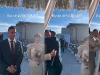 Neočekivan trenutak sa venčanja u Srbiji: Šala ili loš znak za početak braka? (VIDEO)