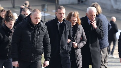 Sahranjen brat Nemanje Vidića