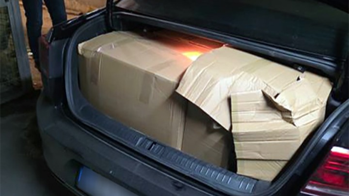 PRVI SNIMAK rekordne zaplene: Duge cevi, snajperi i pet tona droge vredno 10 MILIONA EVRA (VIDEO)