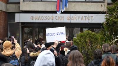 "Bojkotujemo iz solidarnosti": Protest podrške Jeleni Kleut