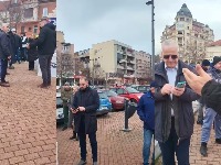 Rasprava na SNS štandovima u Novom Sadu: Građani aktivistima donose kisele krastavce (VIDEO)