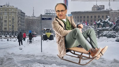 ĐURO MACUT "SANKA" SRBIJU Sneg pada pod kontrolom srpske vlade