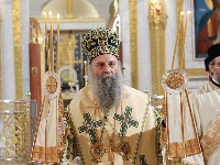 Patrijarh Porfirije služio Vaskršnju liturgiju u Pećkoj patrijaršiji