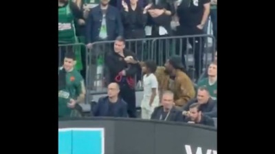 Lesor pravio šou u Atini - "nastradao" radnik obezbeđenja (VIDEO)