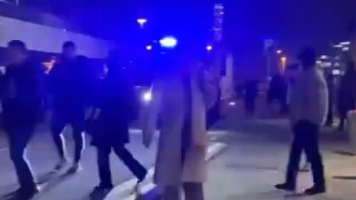 Požar u zgradi NCR na NBG (VIDEO)