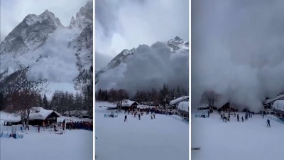 JEZIV snimak iz Italije: Lavina progutala skijalište (VIDEO)