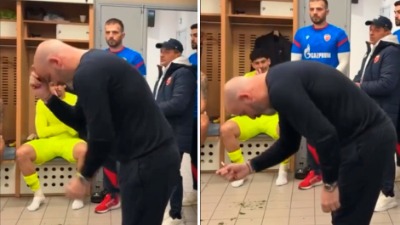 Zvezda objavila snimak iz svlačionice posle rušenja Lila: Svi bruje o potezu Dejana Stankovića (VIDEO)