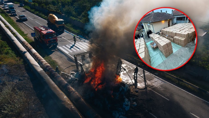 Jastuci paravan za šverc droge? Kamion pun marihuane stigao do Srbije, pa misteriozno planuo