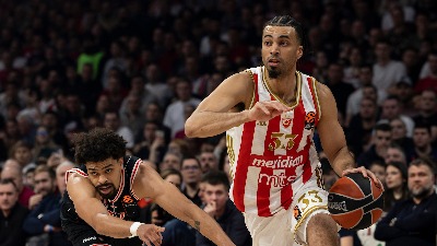 Zvezda zategla odbranu i rasturila Hapoel: Izraelci nevidljivi u finišu