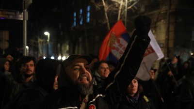 Napeto na skupu u Beogradu: Privedeni simpatizeri Milana Nedića (FOTO/VIDEO)