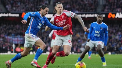 Bornmut zaustavio Vilu: Arsenal se UČVRSTIO na liderskoj poziciji