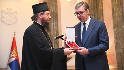 Vučiću uručen Orden Novomučenika bihaćko-petrovačkih