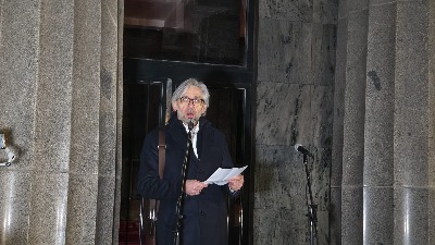 "Srbija će biti odbranjena, kunem vam se životom": Jaka poruka sa protesta ispred Ustavnog suda