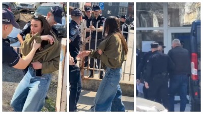 NAPETO ISPRED SUDA Policija sprečila ćerku da priđe Zlatku Kokanoviću (VIDEO)
