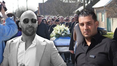 POTRESNE SCENE NA SAHRANI: Darko jedva stajao na nogama, supruga sve vreme bila uz njega (FOTO) 