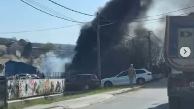 Veliki požar u Leštanima (VIDEO)