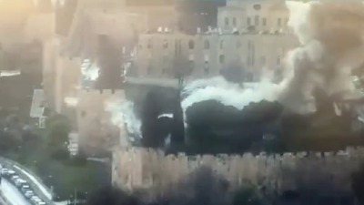 HAOS I DETONACIJE Raketiran Stari grad u Jerusalimu (VIDEO)